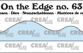 Snijmal On the Edge nr 63 – ongelijke golven of sneeuwbanken – Crealies