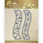 **-30%** Snijmal - Golden Christmas - Christmas Bell Border - Precious Marieke