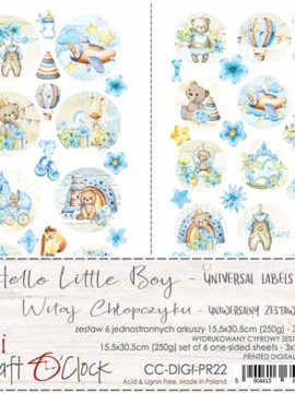 **-40%** Digi Label Set Hello Little Boy,