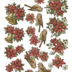 Knipvel - Poinsettia Christmas  - Yvonne Creations