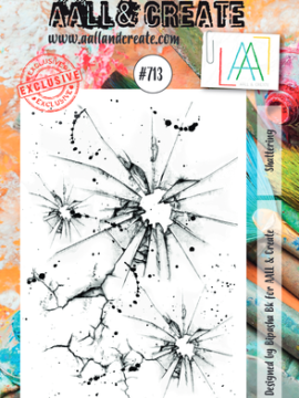 Clear Stempel – Shattering #713 – AALL & CREATE