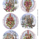 Scenery - Aquarella - Christmas Miracle Round - Yvonne Creations