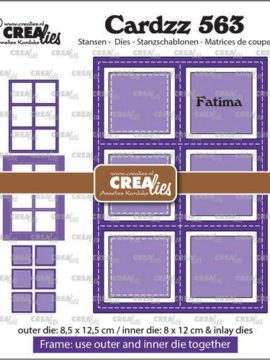 Crealies Cardzz Frame & Inlay Fatima 6x vierkant