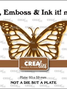 Crealies Foil, Emboss&Ink it! Monarchvlinder