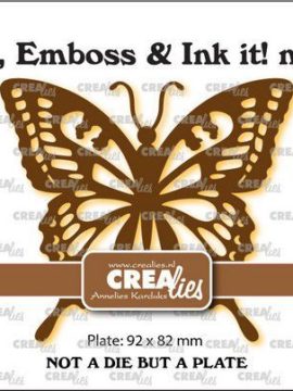 Crealies Foil, Emboss&Ink it! Zwaluwstaart vlinder