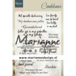 Clearstempel Condoleance (NL) -Marianne Design