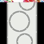 DDBD Card Art Circles Slimline