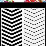 DDBD Mask Art Slimline Chevron