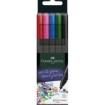 Fineliner Grip Basic 5st - Faber Castell