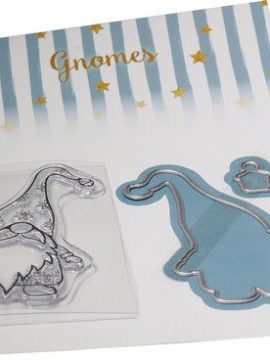 Marianne D Clear Stamps Gnome / Kabouter & lantaarn