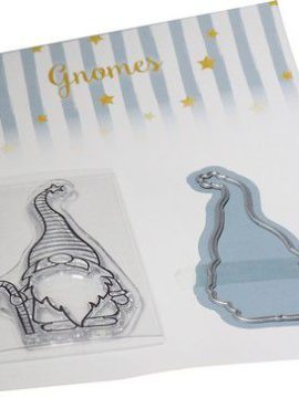 Marianne D Clear Stamps Gnome / Kabouter & wandelstok