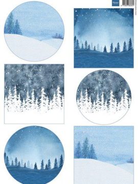 Marianne D Decoupage Winterlandschappen