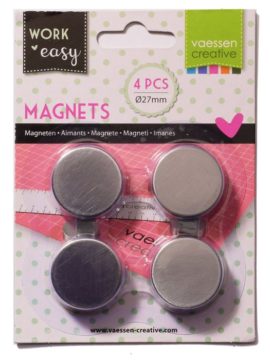 Work Easy magneten 4st – Vaessen Creative