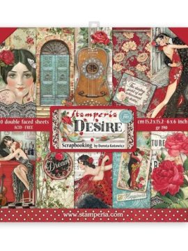 Scrap paperpack 6×6′  – Desire – Stamperia