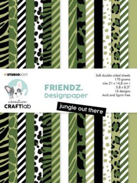 Paperpad Jungle out there Friendz nr.79- CraftLab