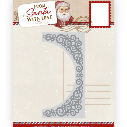 Dies – Amy Design – From Santa with love – Star Border