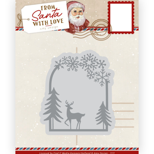 Dies – Amy Design – From Santa with love – Reindeer Scene