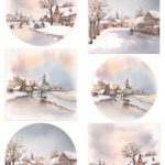 Marianne D Decoupage Mattie's Mooiste Schaatsen