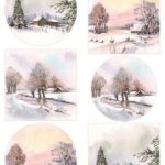 Marianne D Decoupage Mattie's Mooiste - Winter landschap