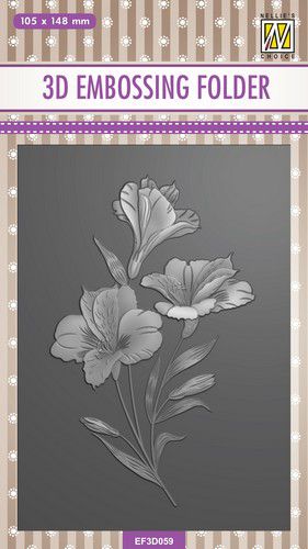 Nellie’s Choice 3D Emb. folder – Orchidee