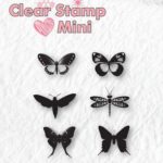 Nellie's Choice Clear Stamp mini Vlinders - 2