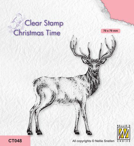 Nellie’s Choice Clearstempel – Christmas time Hert