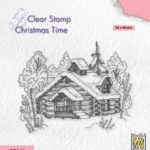 Nellie's Choice Clearstempel - Christmas time Winter scene