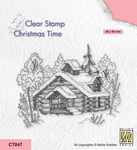 Nellie’s Choice Clearstempel – Christmas time Winter scene