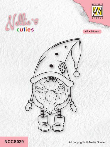 Nellie’s Choice Clearstempel – Cuties Gnome