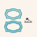 Nellie's Choice Layered frames Dutch text: Bedankt