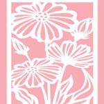 Nellie's Choice Mixed Media Stencils A6 Bloemen - 2