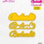 Nellie's Choice Shape Die - Dutch text - Bedankt