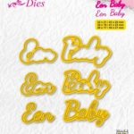 Nellie's Choice Shape Die - Dutch text - Een baby