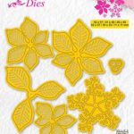 Nellie's Choice Shape Die - Kerstster met meeldraden