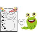 Card Art Build Up Monster James- Dutch Doobadoo