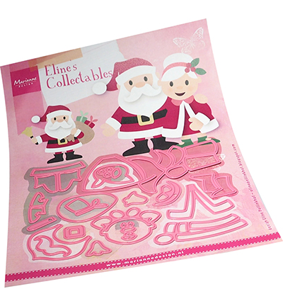 Snijmal Collectable Eline’s Santa & Mrs Claus- Marianne Design