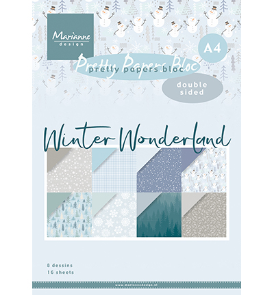 Paperblock Winter Wonderland A4- Marianne Design