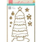 Stencil Christmas Tree by Marleen - Marianne Design
