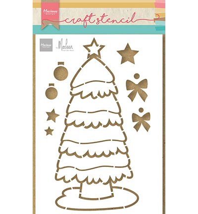 Stencil Christmas Tree by Marleen – Marianne Design