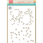 Stencil Tiny's Bird & Deer footprints- Marianne Design