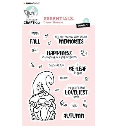 Clear Stempels Gnome Be-Leaf Essentials nr.283 – CraftLab