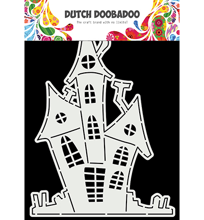 Card Art Hounted House- Dutch Doobadoo