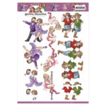Knipvel - Bubbly Girls Dancing - Yvonne Creations