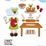 **-30%** Snijmal Let's Bake 1994 - Elizabeth Craft Designs