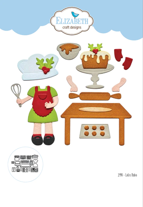 **-30%** Snijmal Let’s Bake 1994 – Elizabeth Craft Designs