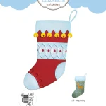 **-35%** Snijmal Holiday Stocking 1995 - Elizabeth Craft Designs