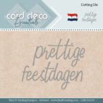 **-505** Snijmal - Prettige Feestdagen- Card Deco Essentials
