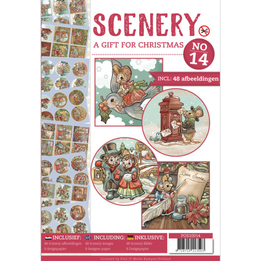 Push Out book Scenery 14 – A Gift for Christmas