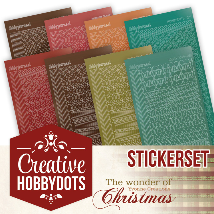 Creative Hobbydots stickerset 30 – Yvonne Creations – The Wonder of Christmas
