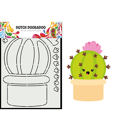 Card Art Build up Cactus 1- Dutch Doobadoo